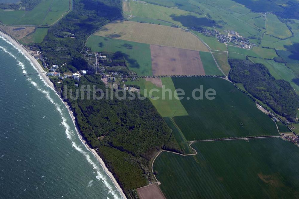 Luftaufnahme Heiligendamm - Blick auf das Areal des Sperrgürtels Heiligendamm zum G8 Gipfeltreffen aus 2500 Meter Höhe