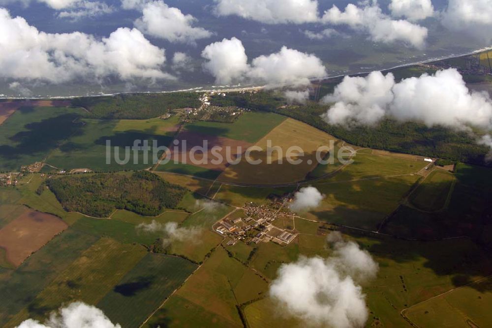 Heiligendamm von oben - Blick auf das Areal des Sperrgürtels Heiligendamm zum G8 Gipfeltreffen aus 2500 Meter Höhe