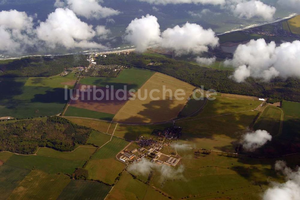 Heiligendamm aus der Vogelperspektive: Blick auf das Areal des Sperrgürtels Heiligendamm zum G8 Gipfeltreffen aus 2500 Meter Höhe