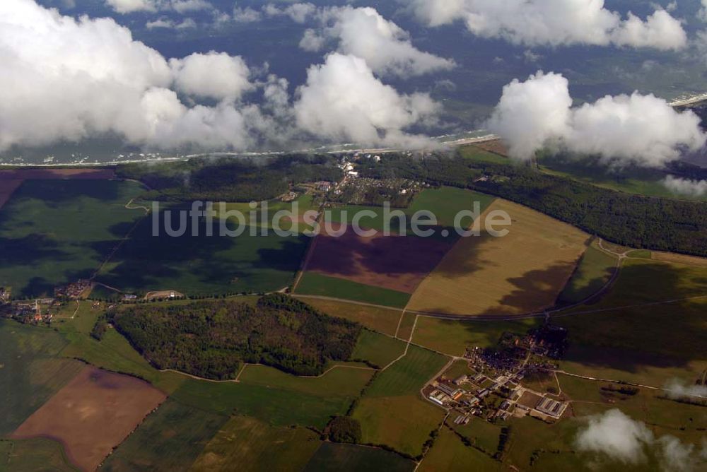 Luftbild Heiligendamm - Blick auf das Areal des Sperrgürtels Heiligendamm zum G8 Gipfeltreffen aus 2500 Meter Höhe