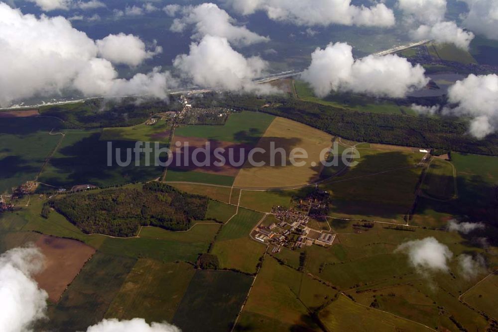 Heiligendamm aus der Vogelperspektive: Blick auf das Areal des Sperrgürtels Heiligendamm zum G8 Gipfeltreffen aus 2500 Meter Höhe