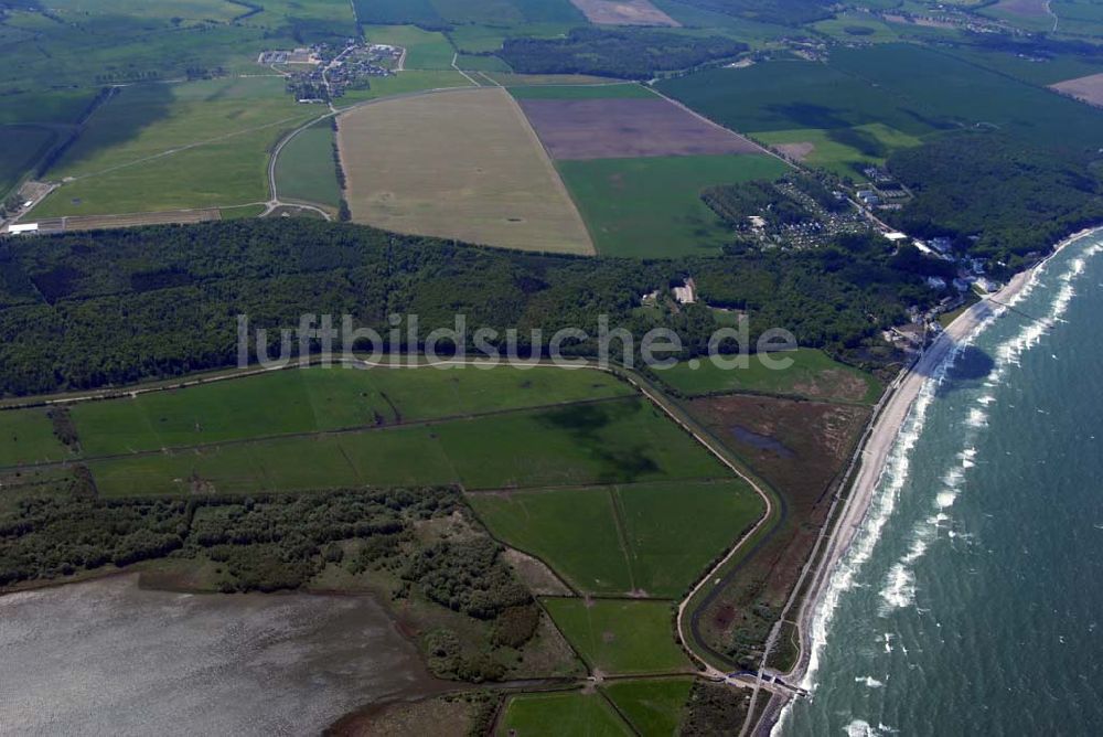 Luftbild Heiligendamm - Blick auf das Areal des Sperrgürtels Heiligendamm zum G8 Gipfeltreffen aus 2500 Meter Höhe