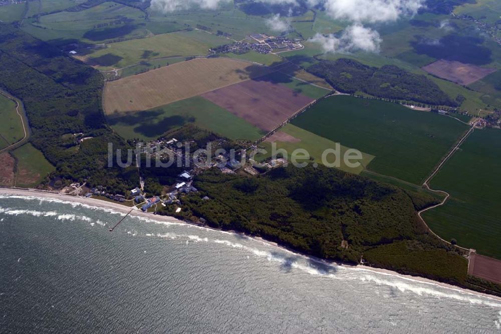 Luftbild Heiligendamm - Blick auf das Areal des Sperrgürtels Heiligendamm zum G8 Gipfeltreffen aus 2500 Meter Höhe