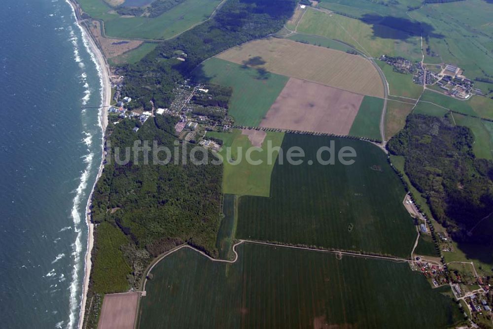 Luftaufnahme Heiligendamm - Blick auf das Areal des Sperrgürtels Heiligendamm zum G8 Gipfeltreffen aus 2500 Meter Höhe