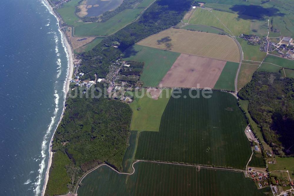 Heiligendamm von oben - Blick auf das Areal des Sperrgürtels Heiligendamm zum G8 Gipfeltreffen aus 2500 Meter Höhe