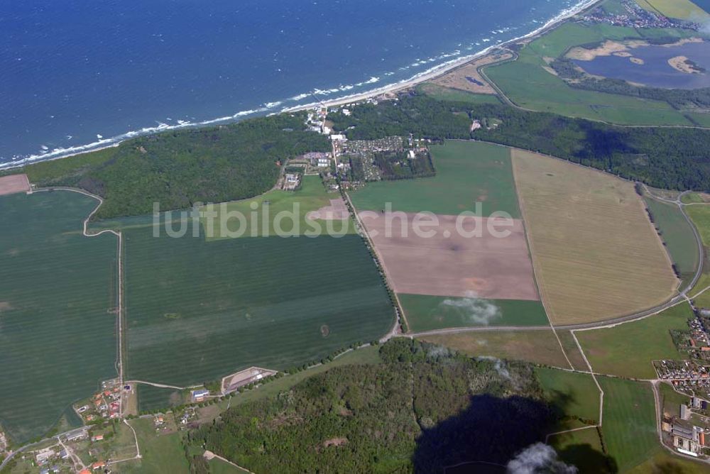 Heiligendamm von oben - Blick auf das Areal des Sperrgürtels Heiligendamm zum G8 Gipfeltreffen aus 2500 Meter Höhe