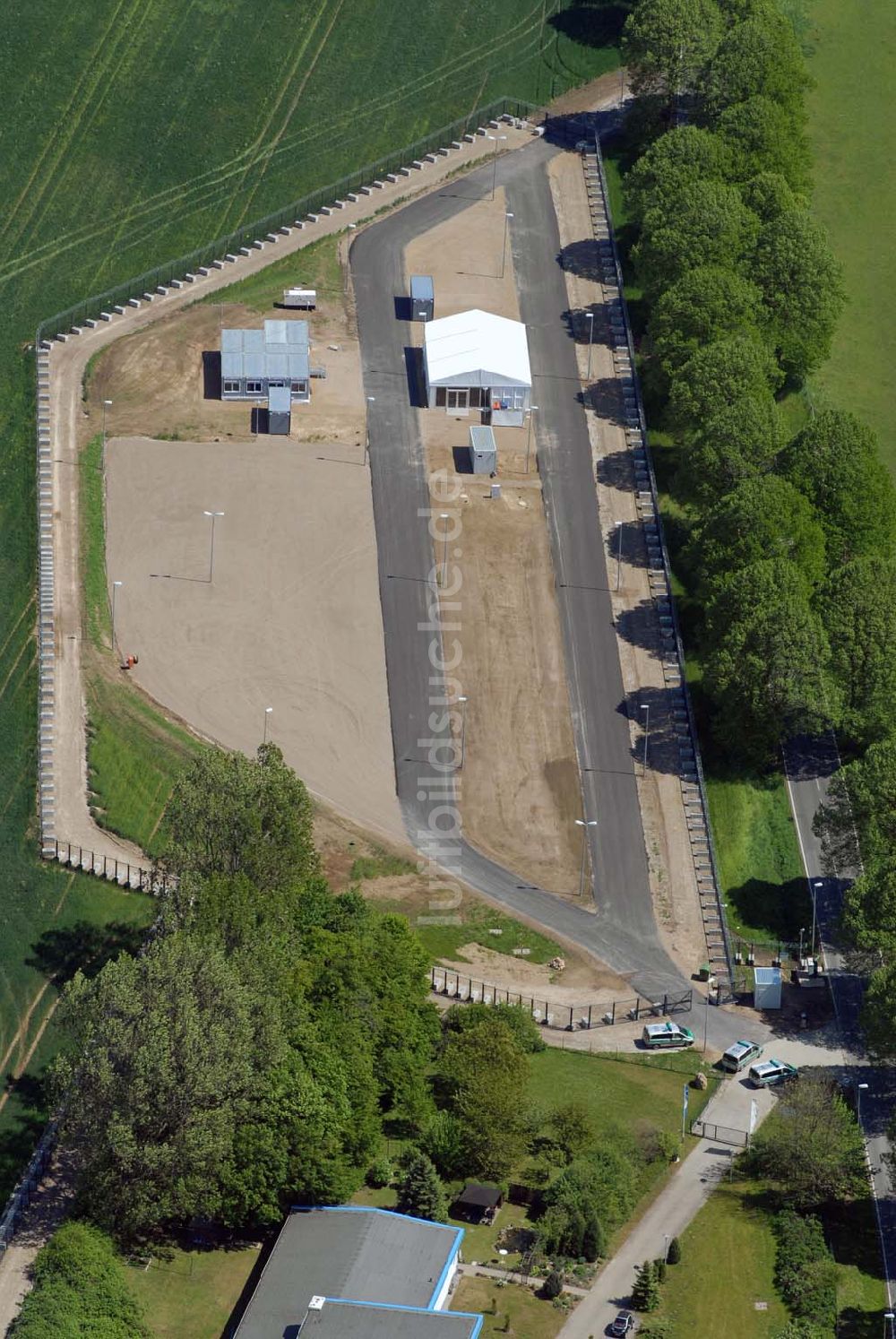 Heiligendamm aus der Vogelperspektive: Blick auf das Areal des Sperrgürtels Heiligendamm zum G8 Gipfeltreffen aus 2500 Meter Höhe