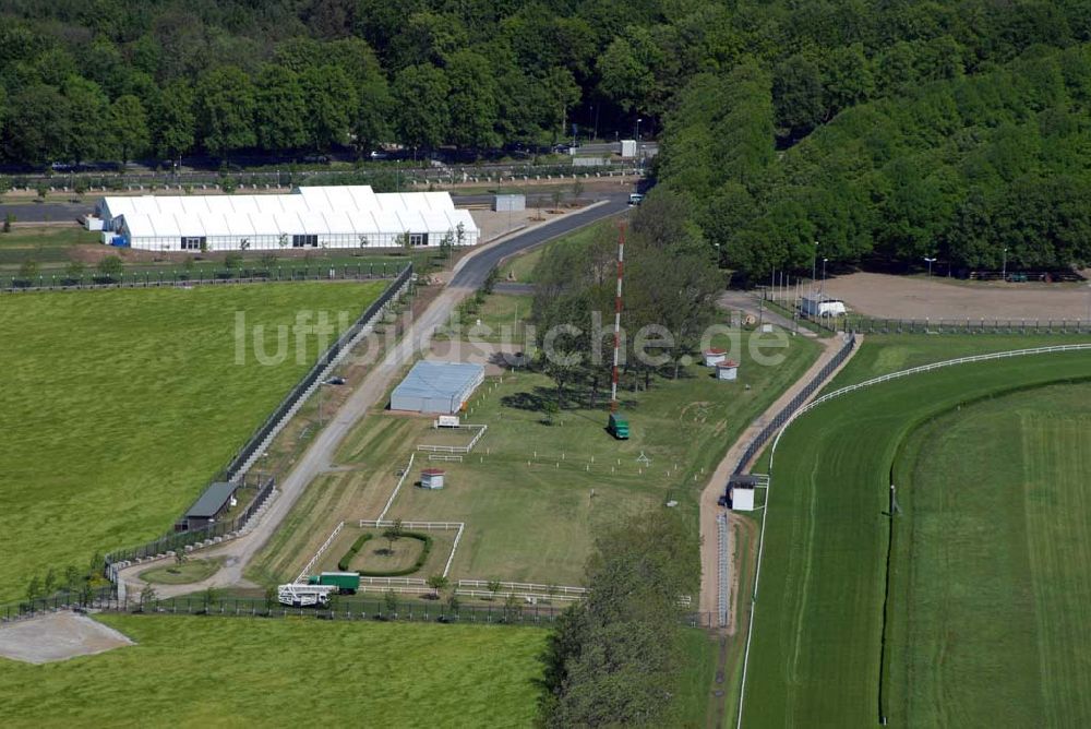 Luftbild Heiligendamm - Blick auf das Areal des Sperrgürtels Heiligendamm zum G8 Gipfeltreffen aus 2500 Meter Höhe