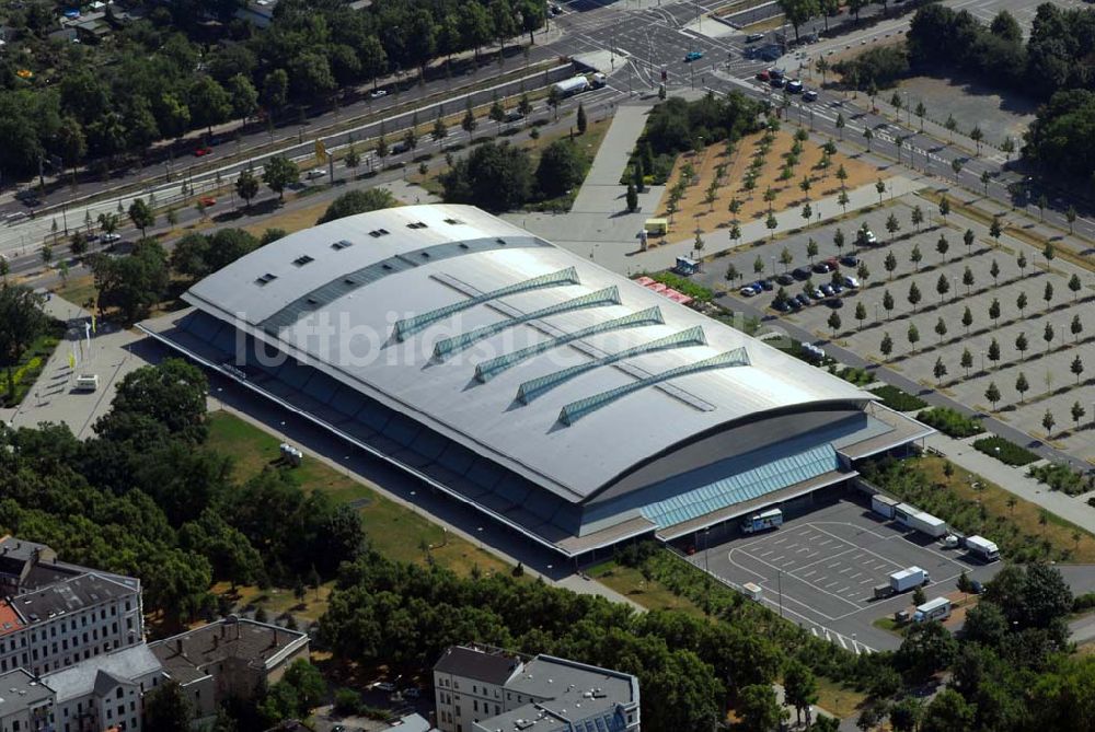 Luftbild Leipzig - Blick auf die Arena Leipzig