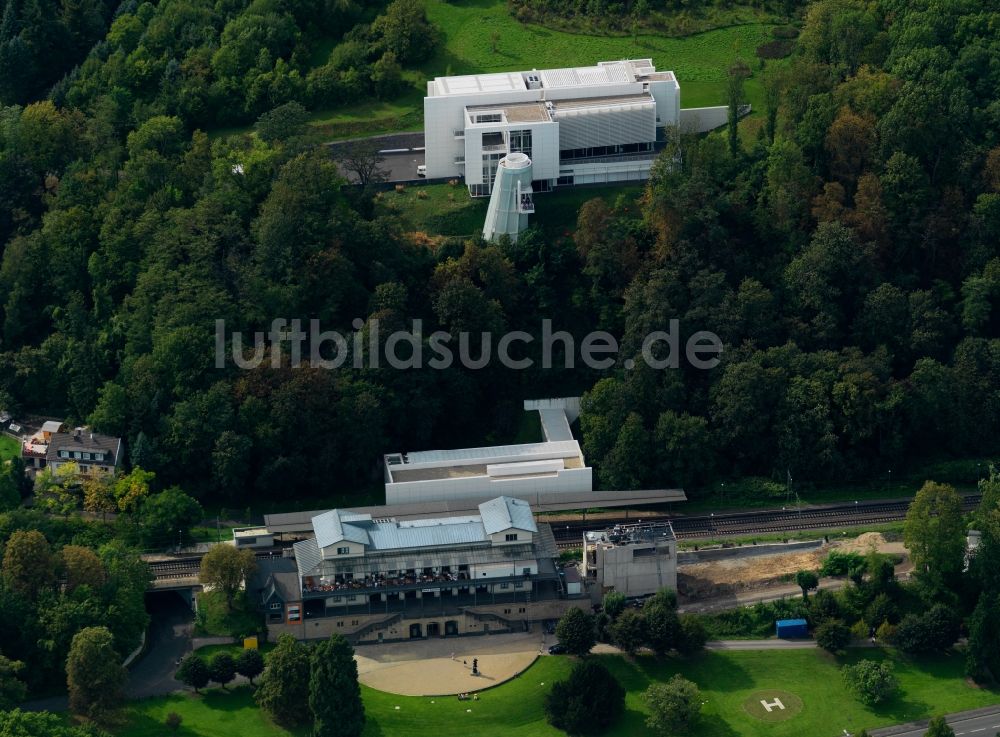 Remagen aus der Vogelperspektive: Blick auf das Arp Museum in Remagen im Bundesland Rheinland-Pfalz