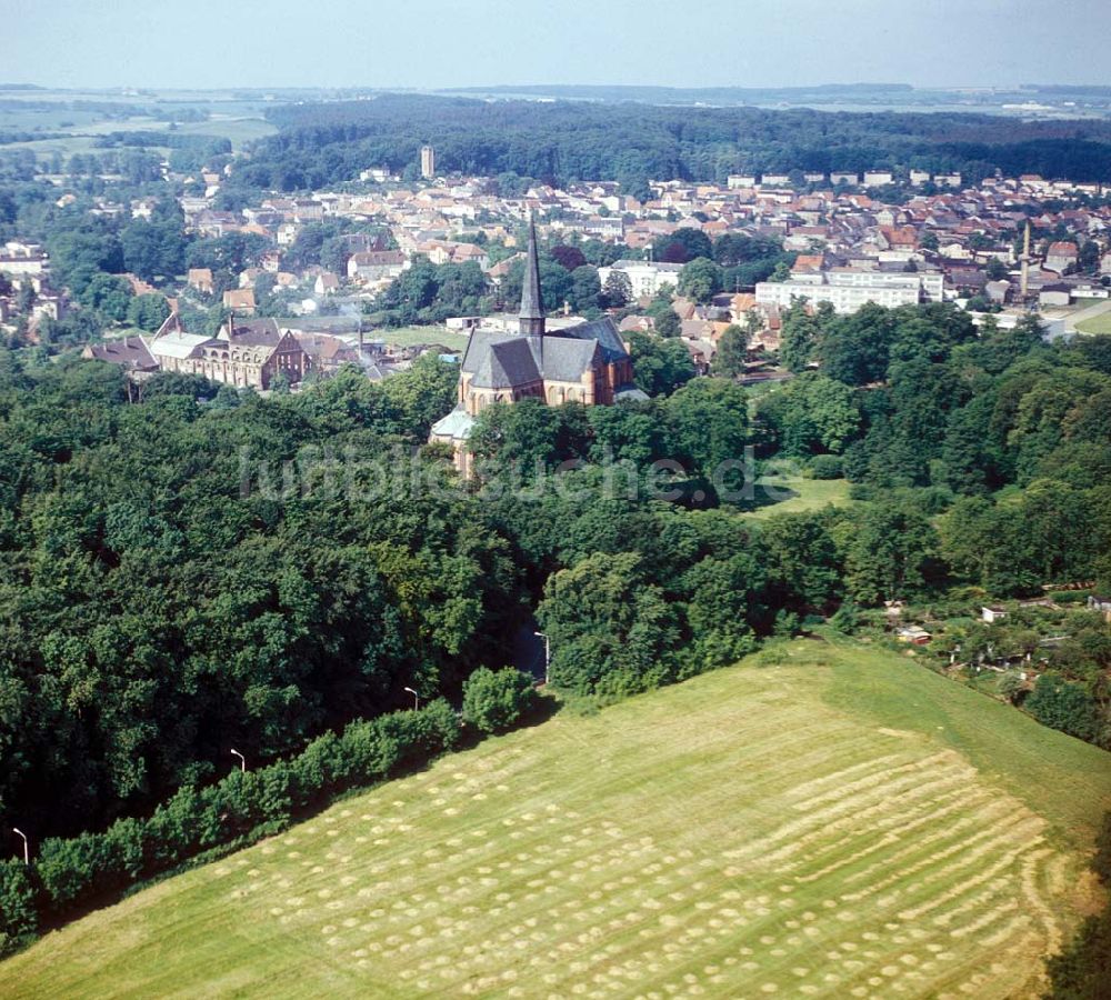 Bad Doberan von oben - Blick auf das Bad Doberaner Münster