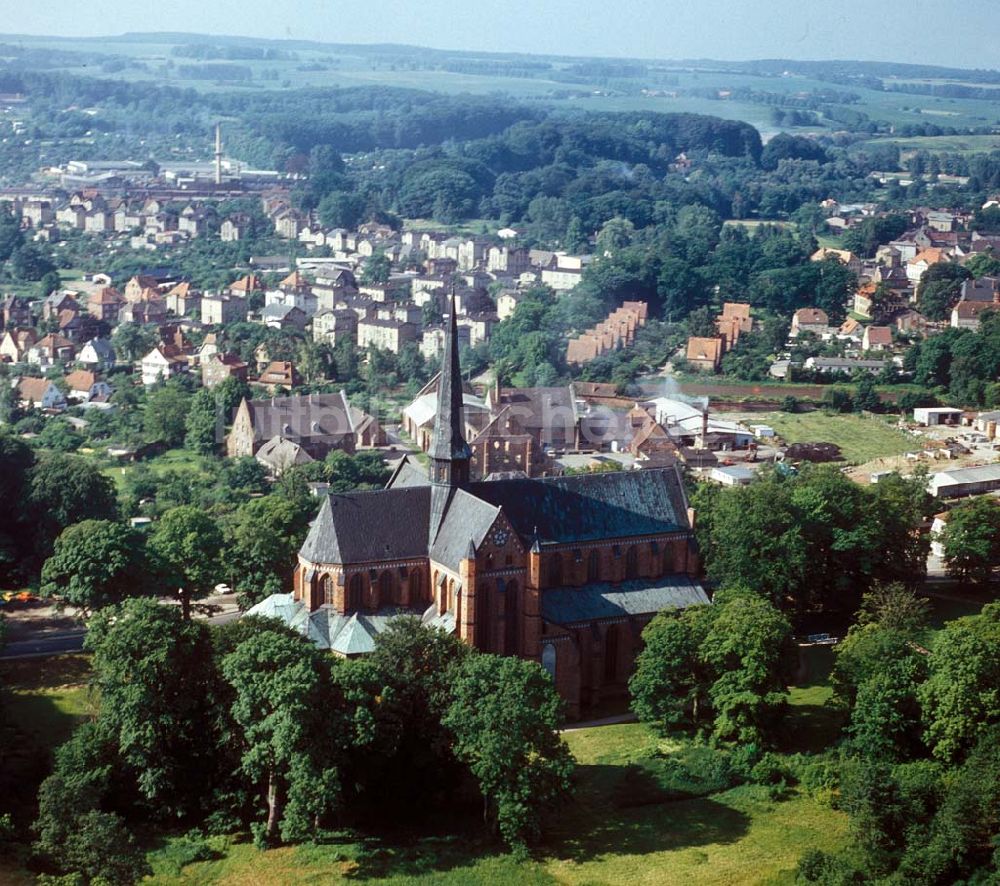 Bad Doberan aus der Vogelperspektive: Blick auf das Bad Doberaner Münster