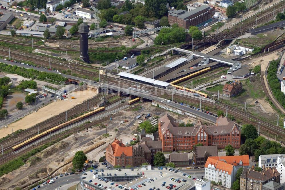 Berlin von oben - Blick auf den Bahnhof Ostkreuz kurz vor dem Beginn der Umbauarbeiten