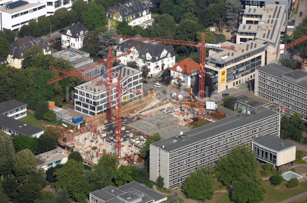 Bonn aus der Vogelperspektive: Blick auf den Bau des World Conference Centers