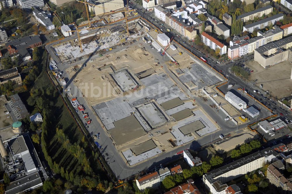 Berlin aus der Vogelperspektive: Blick auf das Baugelände für den Neubau der BND-Zentrale