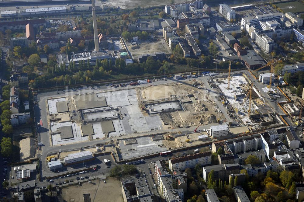 Berlin aus der Vogelperspektive: Blick auf das Baugelände für den Neubau der BND-Zentrale