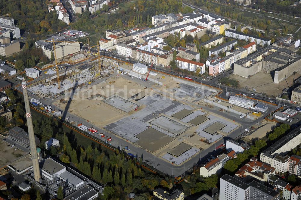 Berlin von oben - Blick auf das Baugelände für den Neubau der BND-Zentrale