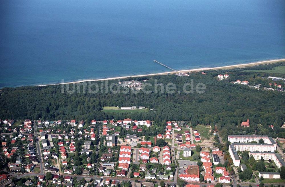 Luftaufnahme Graal-Müritz - Blick auf das Bauland Eselswiese der HAWO KG in Graal-Müritz