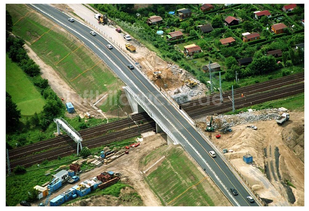 Luftaufnahme Mahlow / BRB - Blick auf die Baustelle Mahlow/ Brandenburg 08.06.2005