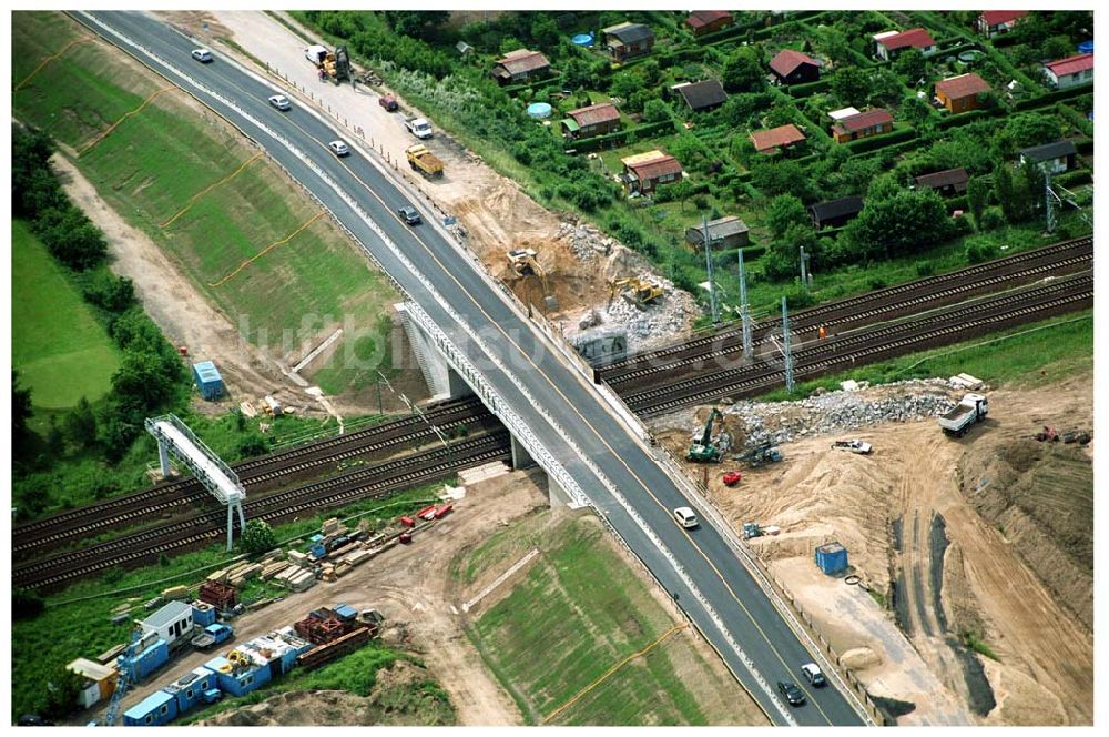 Luftbild Mahlow / BRB - Blick auf die Baustelle Mahlow/ Brandenburg 08.06.2005