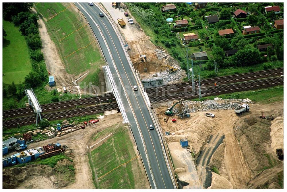 Luftaufnahme Mahlow / BRB - Blick auf die Baustelle Mahlow/ Brandenburg 08.06.2005