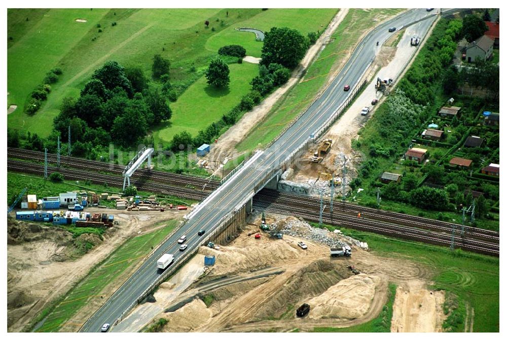 Luftbild Mahlow / BRB - Blick auf die Baustelle Mahlow/ Brandenburg 08.06.2005