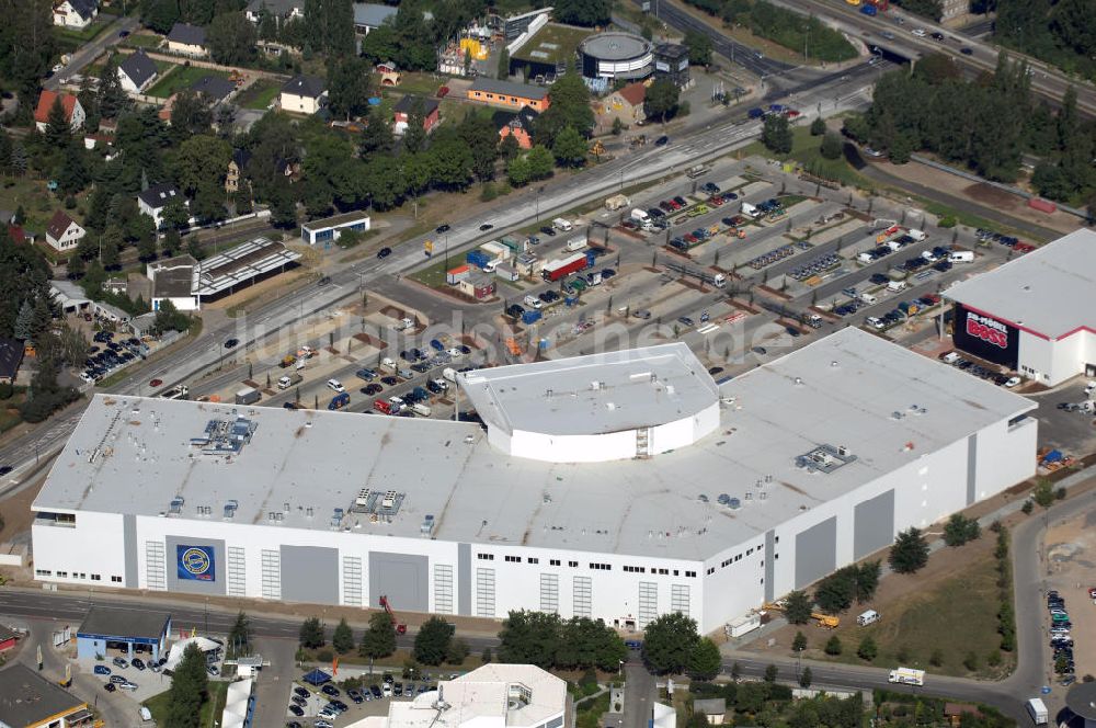 Luftbild Potsdam - Blick auf eine Baustelle in Potsdam-Drewitz