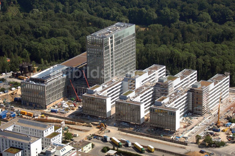 Luftbild Stuttgart - Blick auf Baustellen in Fasanenhof-Ost im Stadtbezirk Stuttgart-Möhringen