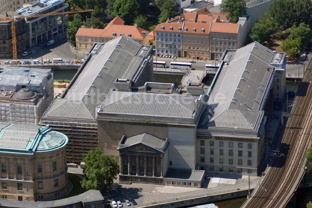 Berlin aus der Vogelperspektive: Blick auf die Bauten der Berliner Museumsinsel