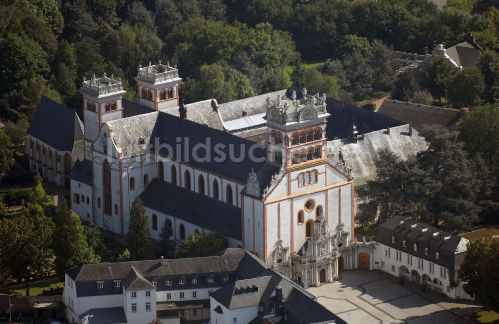 Luftaufnahme Trier - Blick auf die Benediktinerabtei St. Matthias in Trier