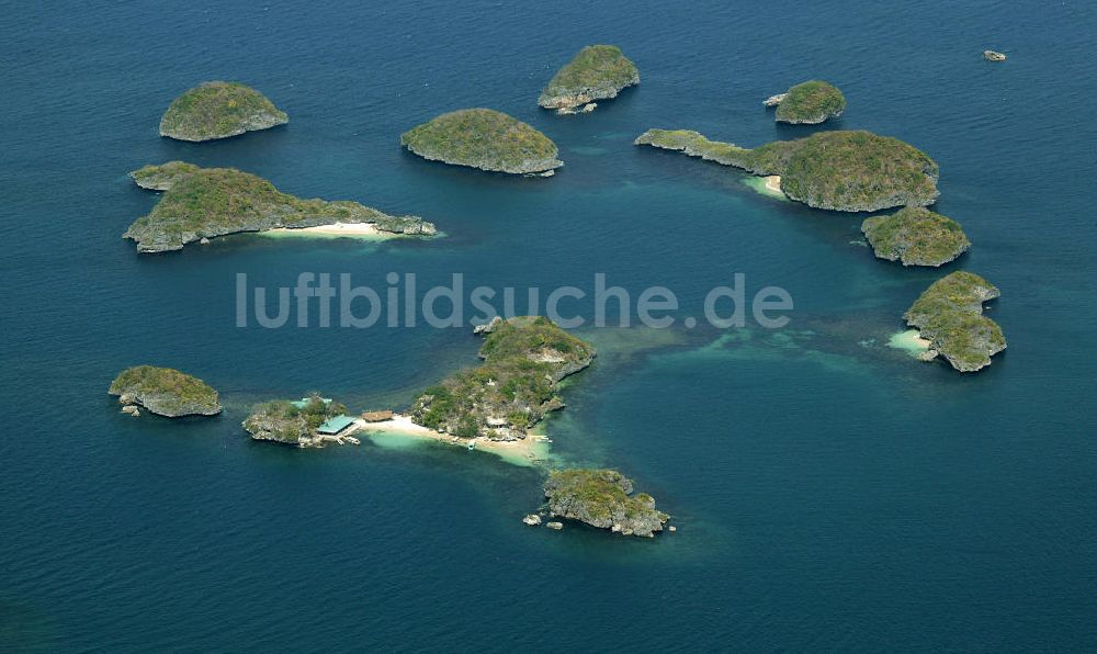 Luftbild Alaminos - Blick über den Hundred Islands National Park