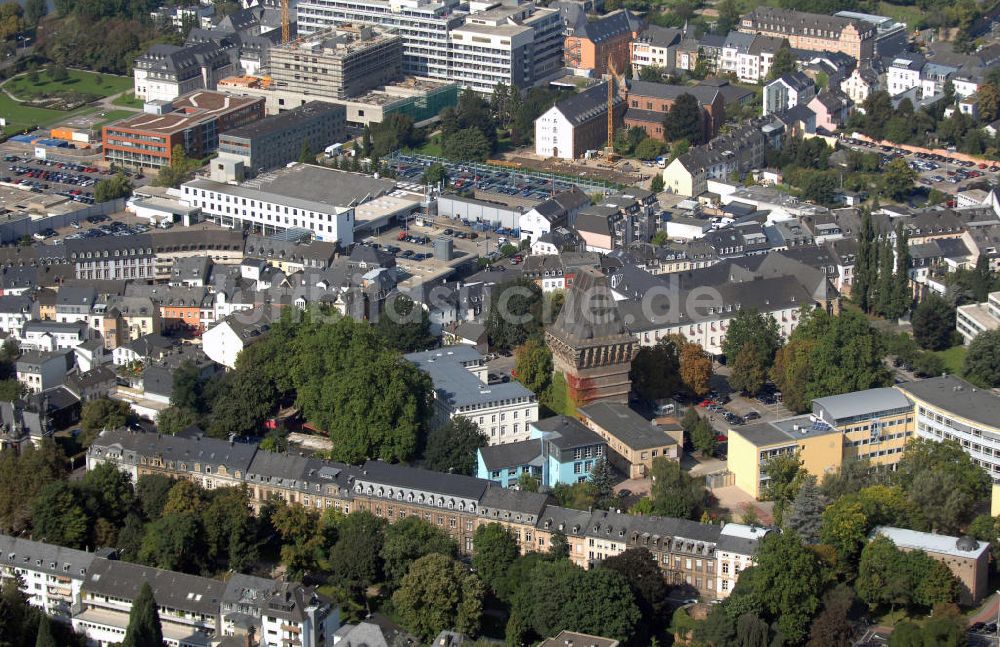 Trier aus der Vogelperspektive: Blick über die Innenstadt von Trier