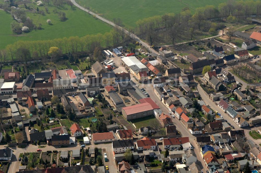 Luftbild Unseburg - Blick über die Ortschaft Unseburg in Sachsen-Anhalt