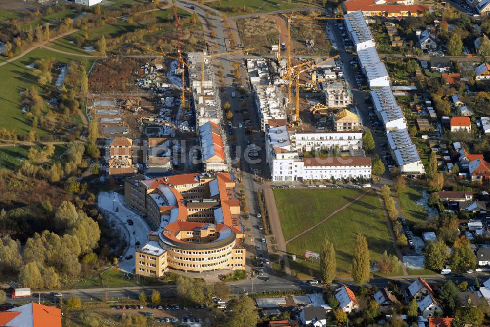 Luftbild Hoppegarten - Blick über den Ortsteil Hönow in Hoppegarten bei Berlin