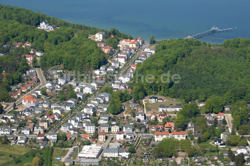 Luftbild Sellin - Blick über das Ostseebad Sellin