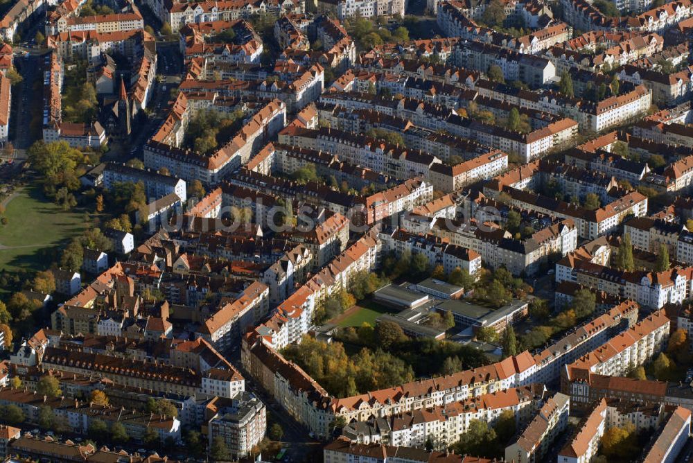 Hannover aus der Vogelperspektive: Blick über den Stadtteil Hannover Vahrenwald