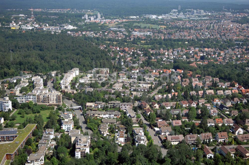 Luftbild Stuttgart - Blick über Stuttgart-Rohr auf Stuttgart-Vaihingen