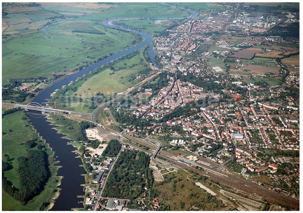 Luftaufnahme Wittenberg - Blick über Wittenberg