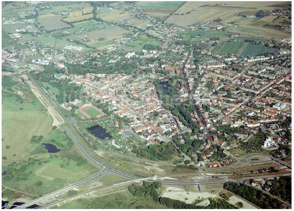 Luftaufnahme Wittenberg - Blick über Wittenberg