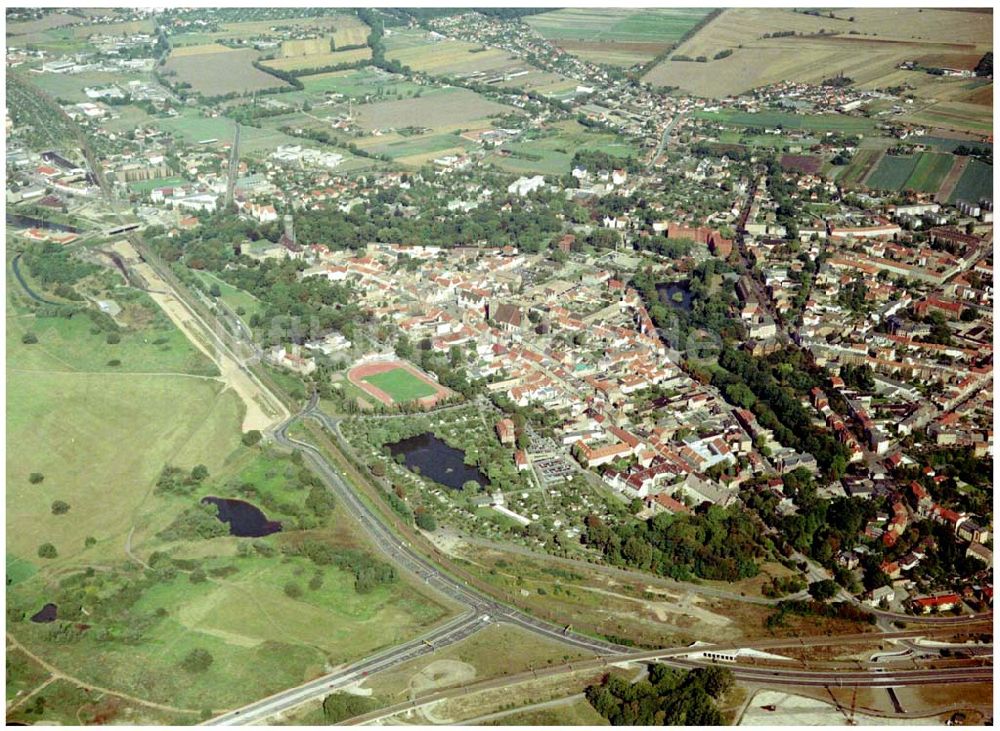 Wittenberg von oben - Blick über Wittenberg