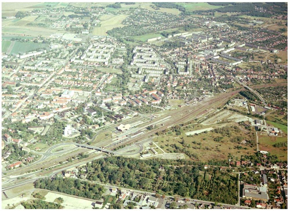 Luftbild Wittenberg - Blick über Wittenberg