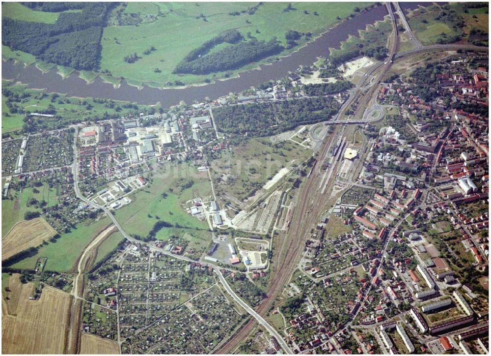 Wittenberg von oben - Blick über Wittenberg