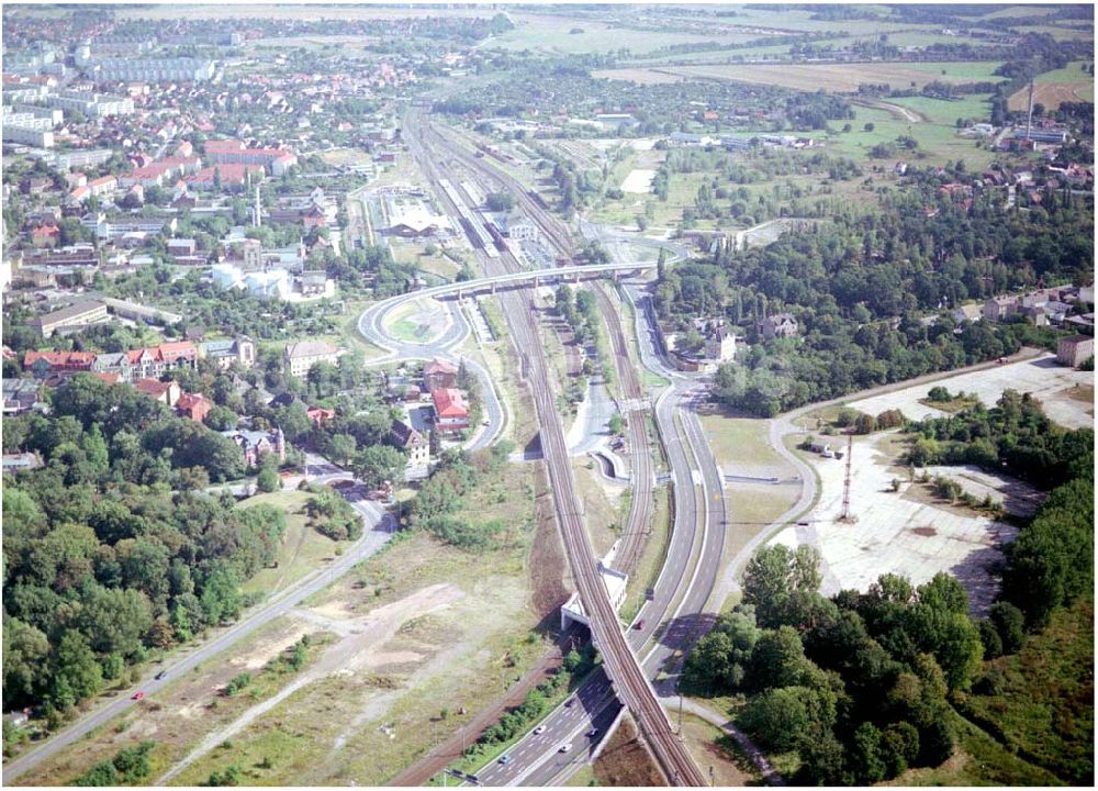 Wittenberg von oben - Blick über Wittenberg