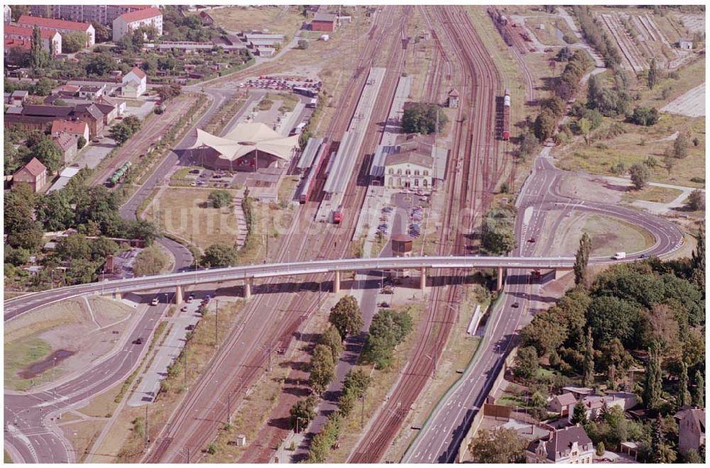 Wittenberg aus der Vogelperspektive: Blick über Wittenberg