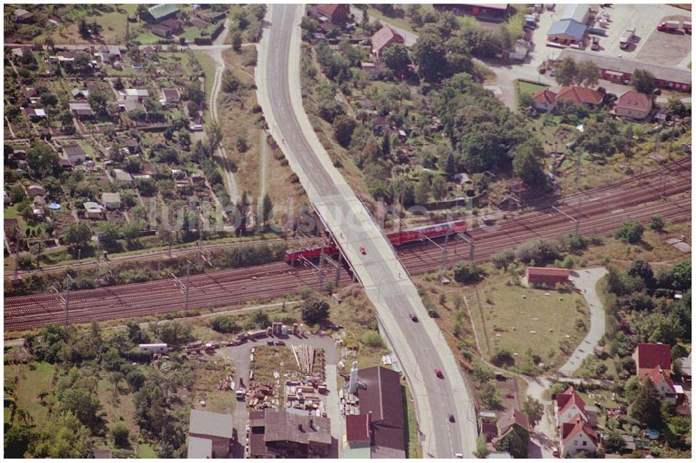 Wittenberg aus der Vogelperspektive: Blick über Wittenberg