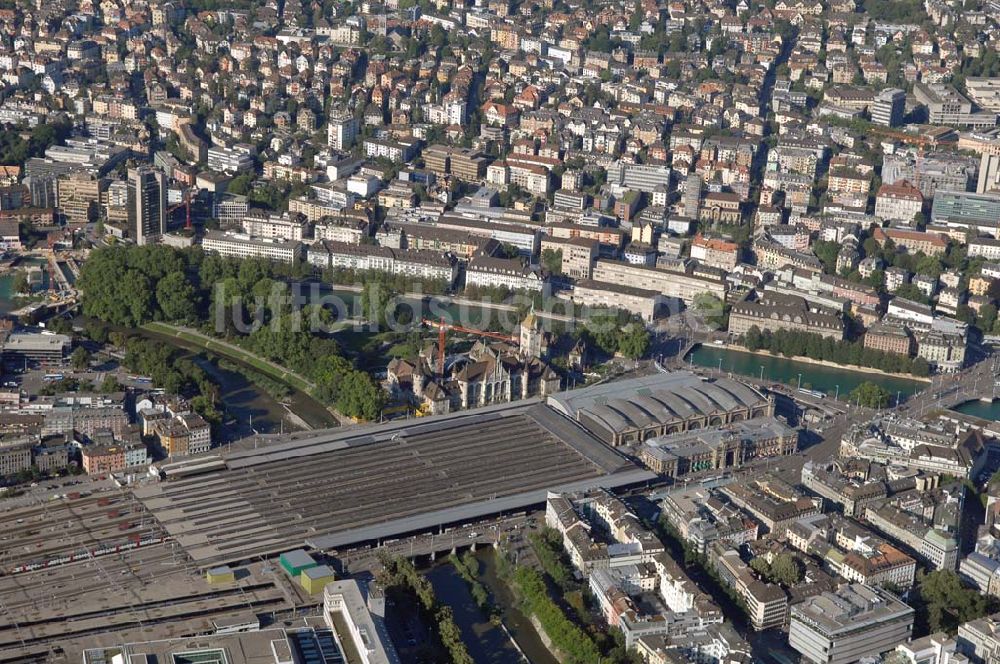 Luftbild Zürich - Blick über Zürich