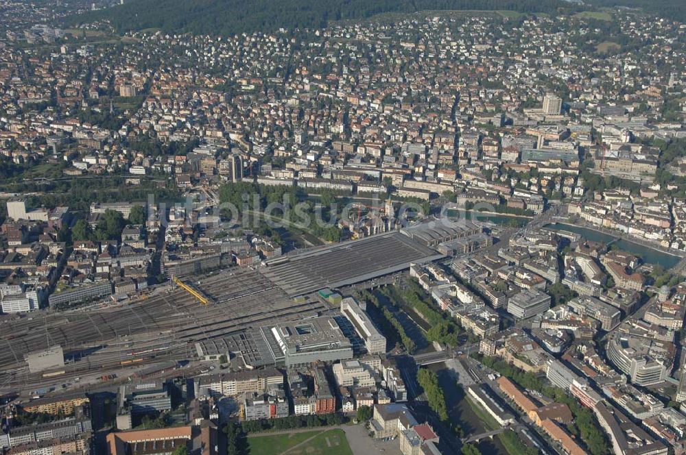 Zürich aus der Vogelperspektive: Blick über Zürich