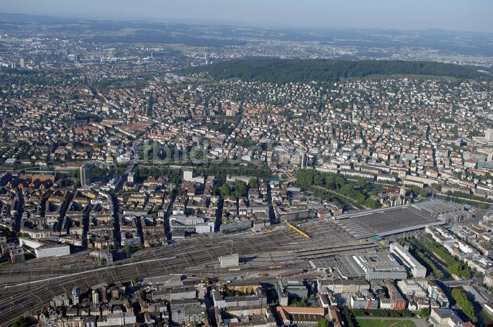 Luftaufnahme Zürich - Blick über Zürich