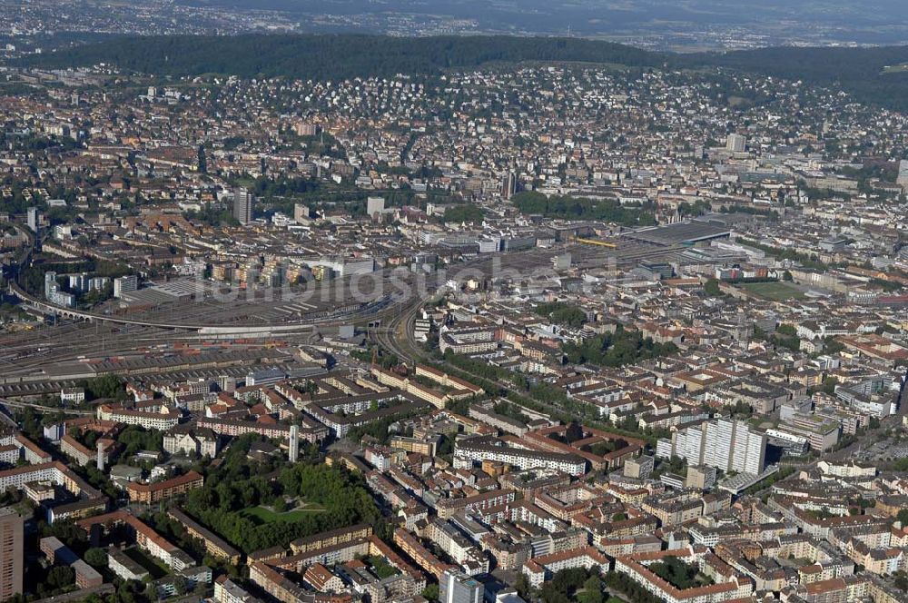 Zürich von oben - Blick über Zürich