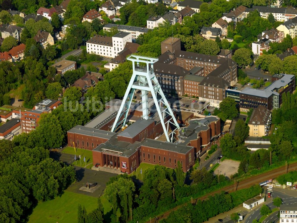 Luftbild Bochum - Blick auf das Bergbau-Museum Bochum im Bundesland Nordrhein-Westfalen